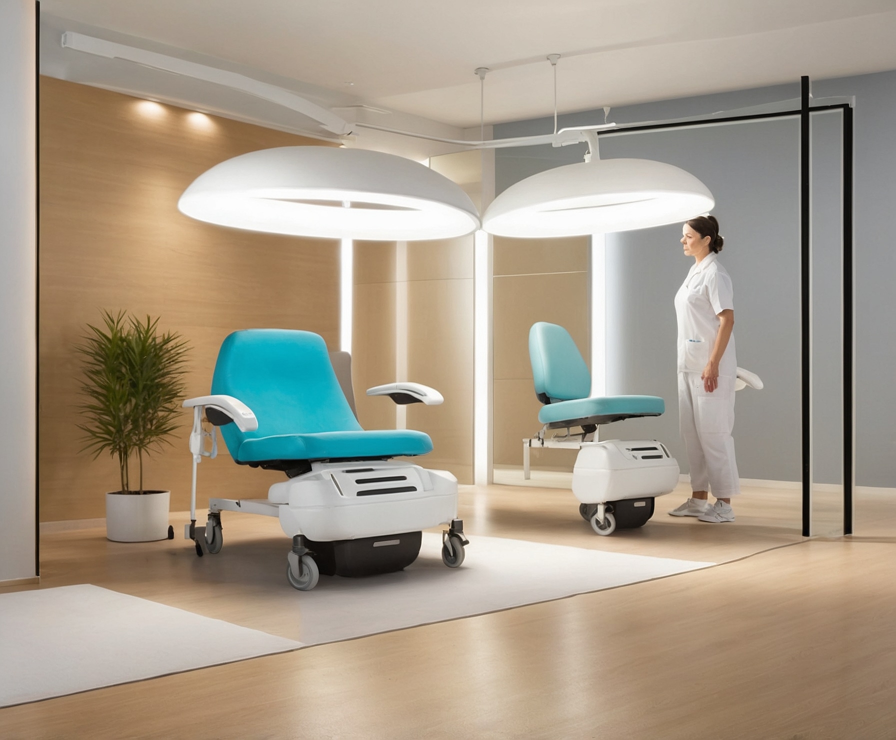 Tratamiento de fisioterapia para movilidad geriátrica.